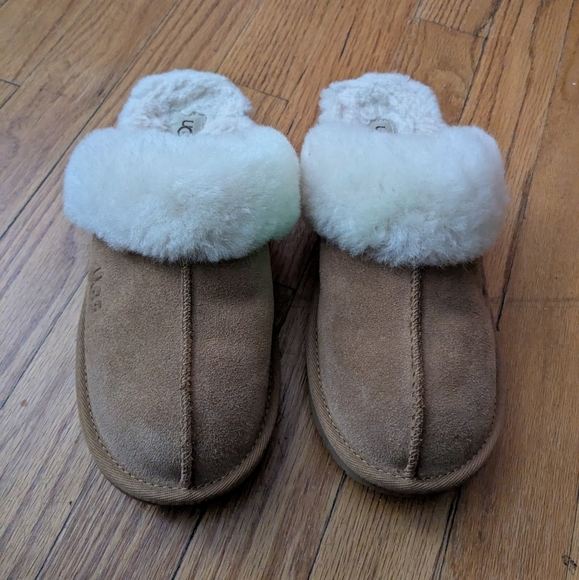 UGG Shoes - UGG Women's Disquette Slippers Chestnut Suede Upper